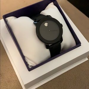 Black Movado BOLD watch